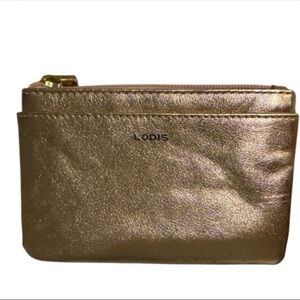 Lodis Metallic Gold Wallet